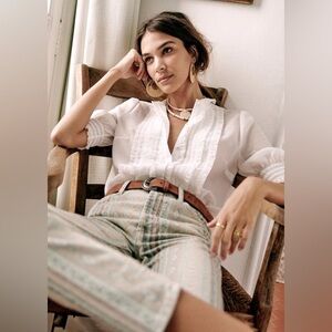 Sezane Norah blouse size 34